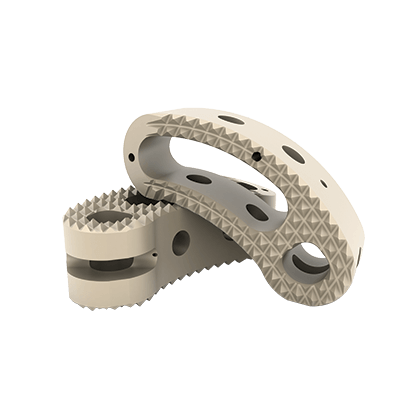 Lumbar cage TWIN PEAKS TLIF CURVED